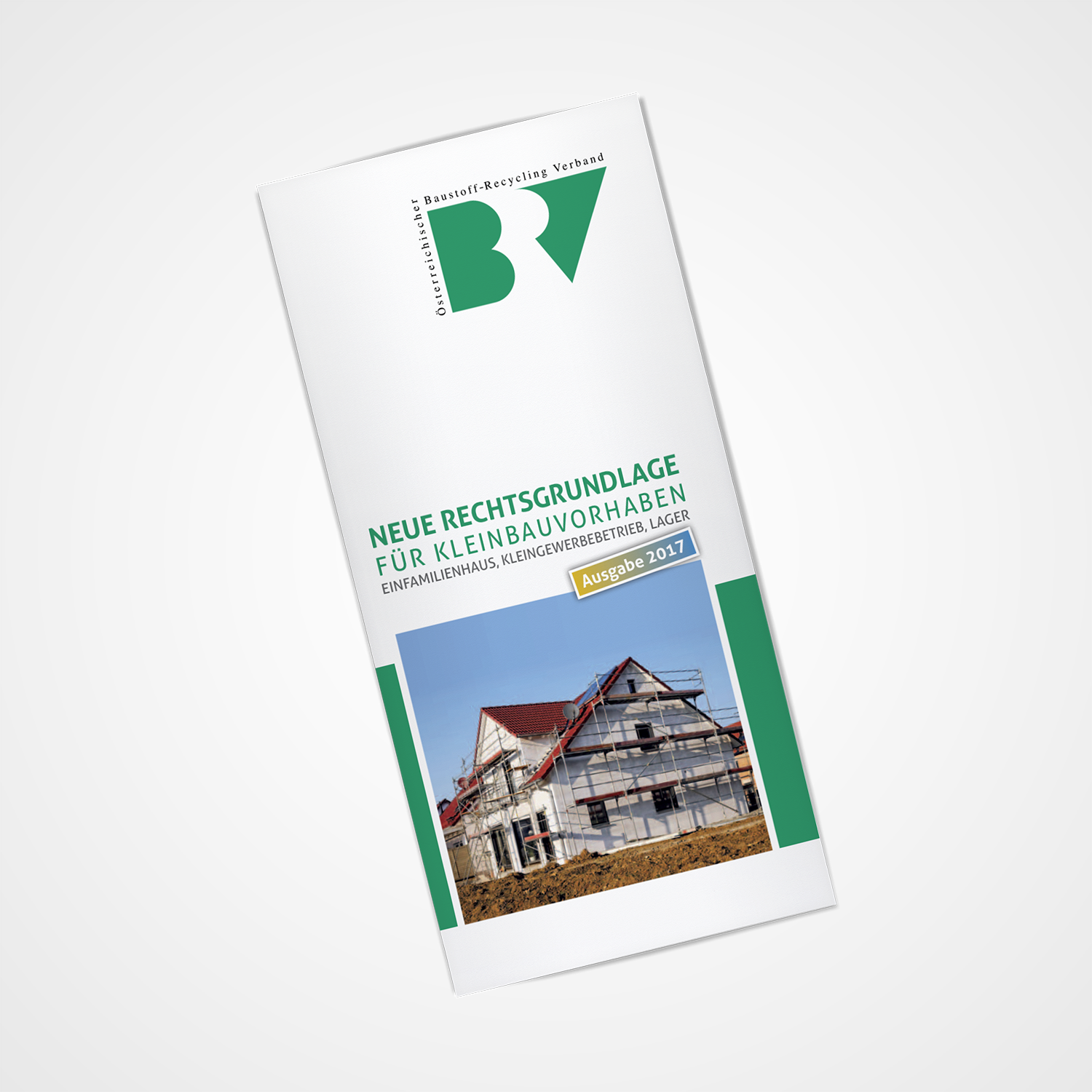 Infofolder für Kleinbauvorhaben