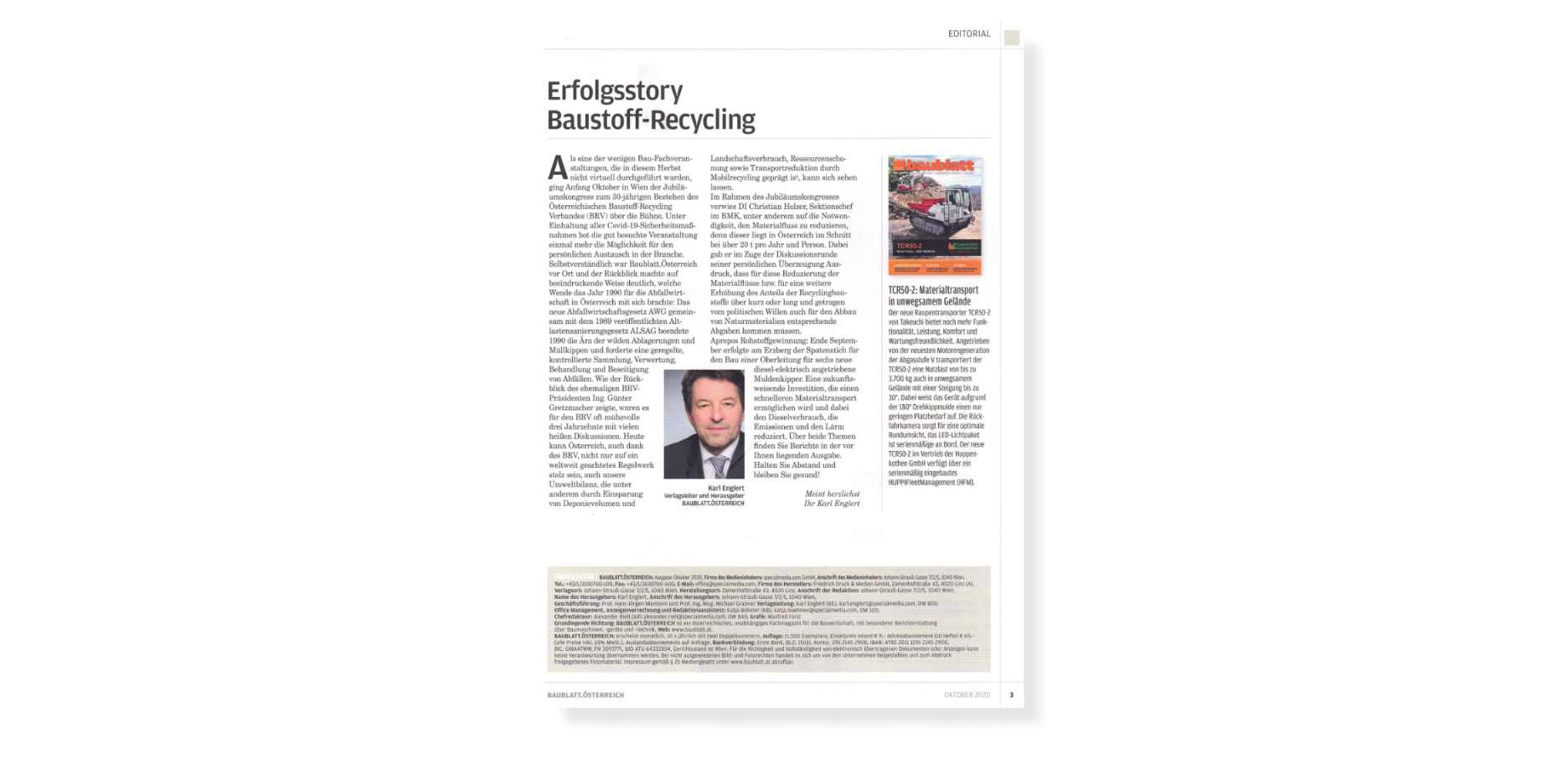 Erfolgsstory Baustoff-Recycling